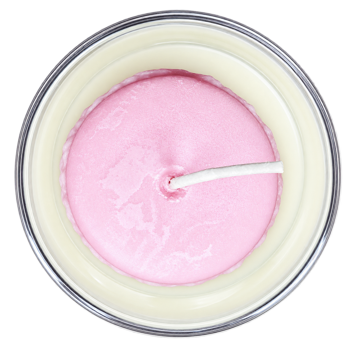 Pink Macaroon Dessert Candle