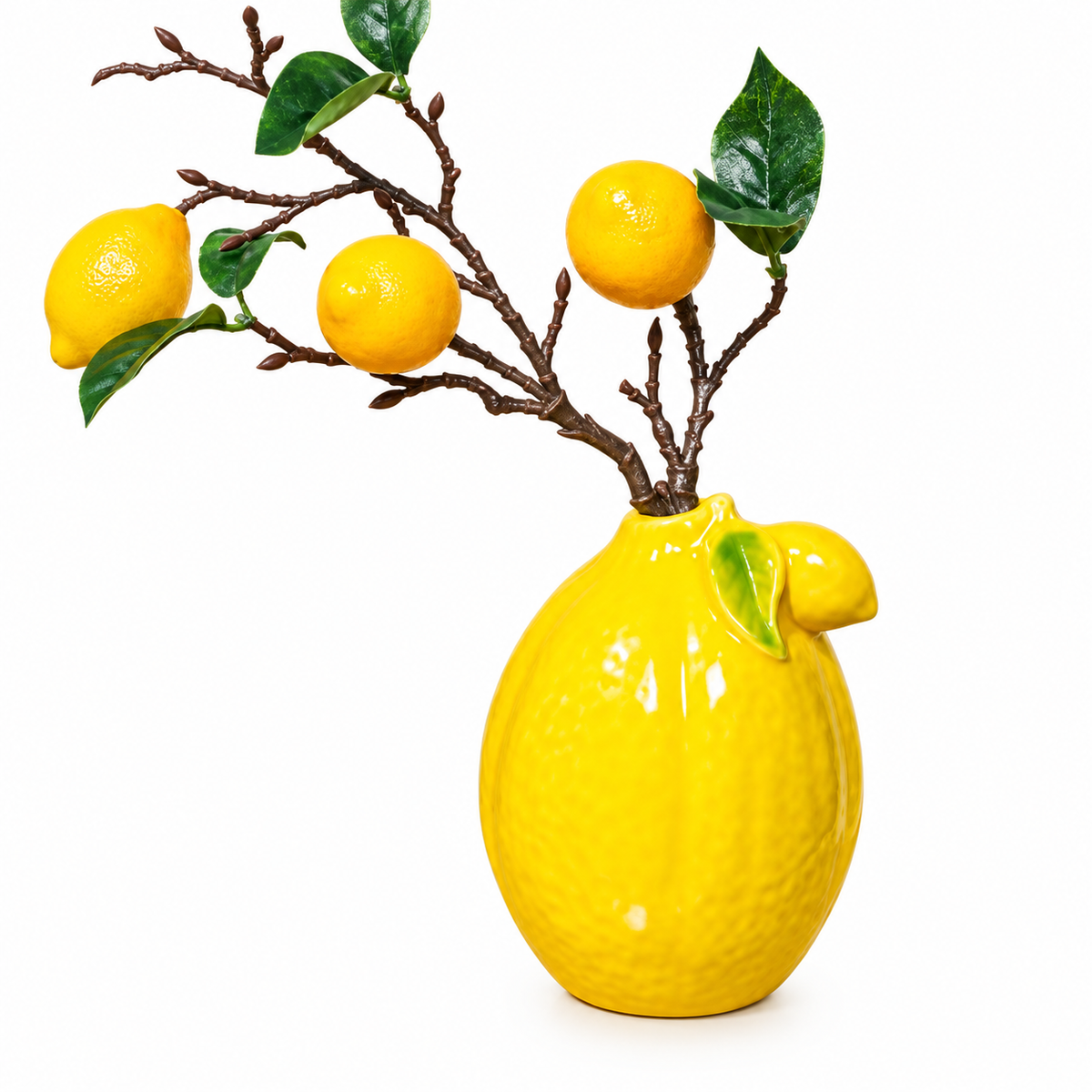 Easy Peasy Lemon Squeezy Ceramic Vase