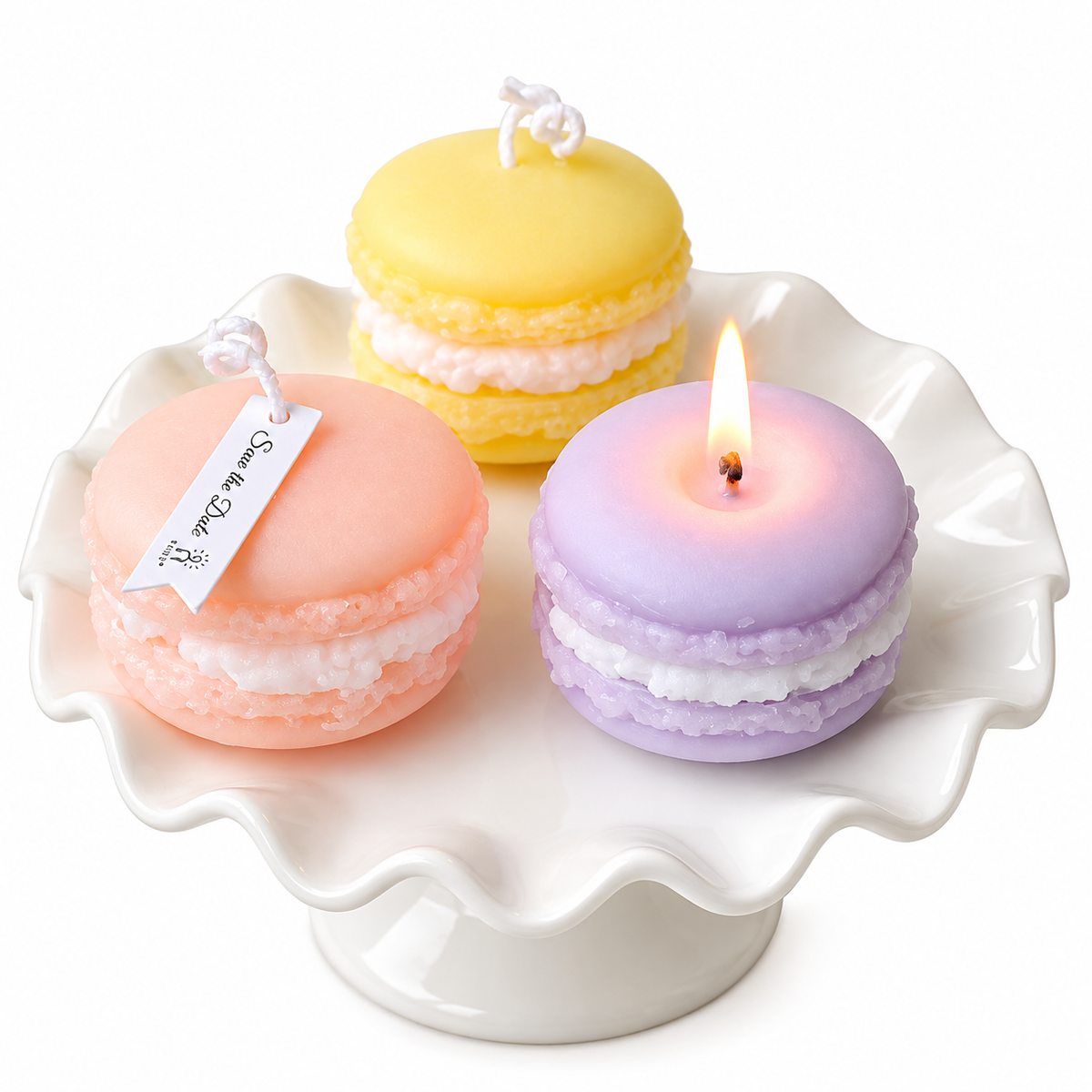 Sweet Little Macaron Candles