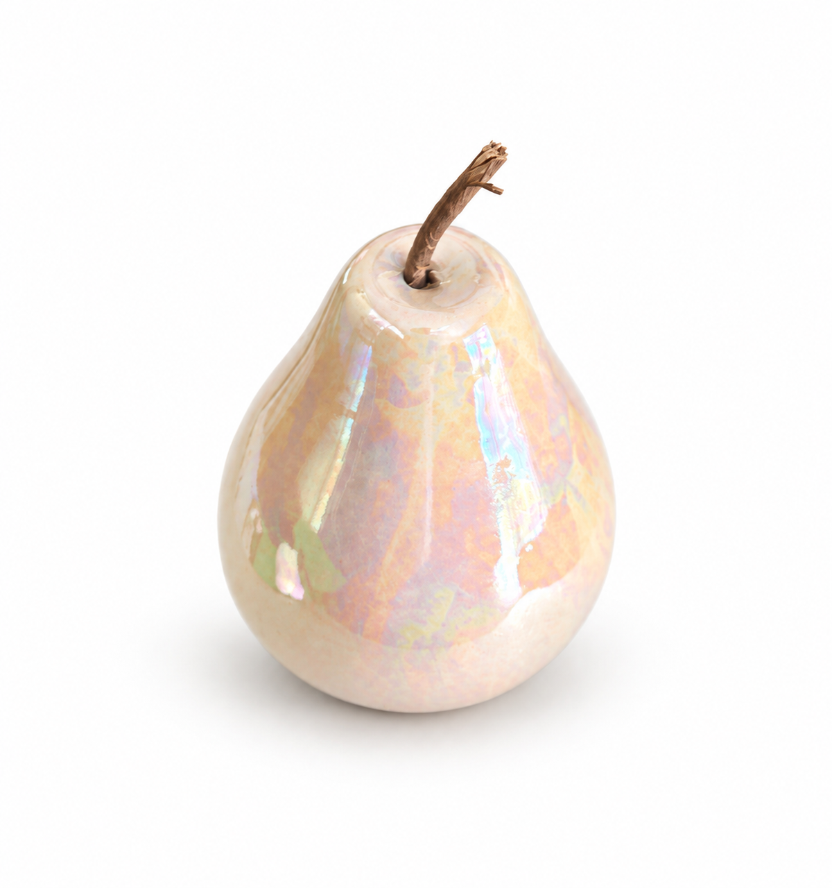 Pearly Blush Pear Decor