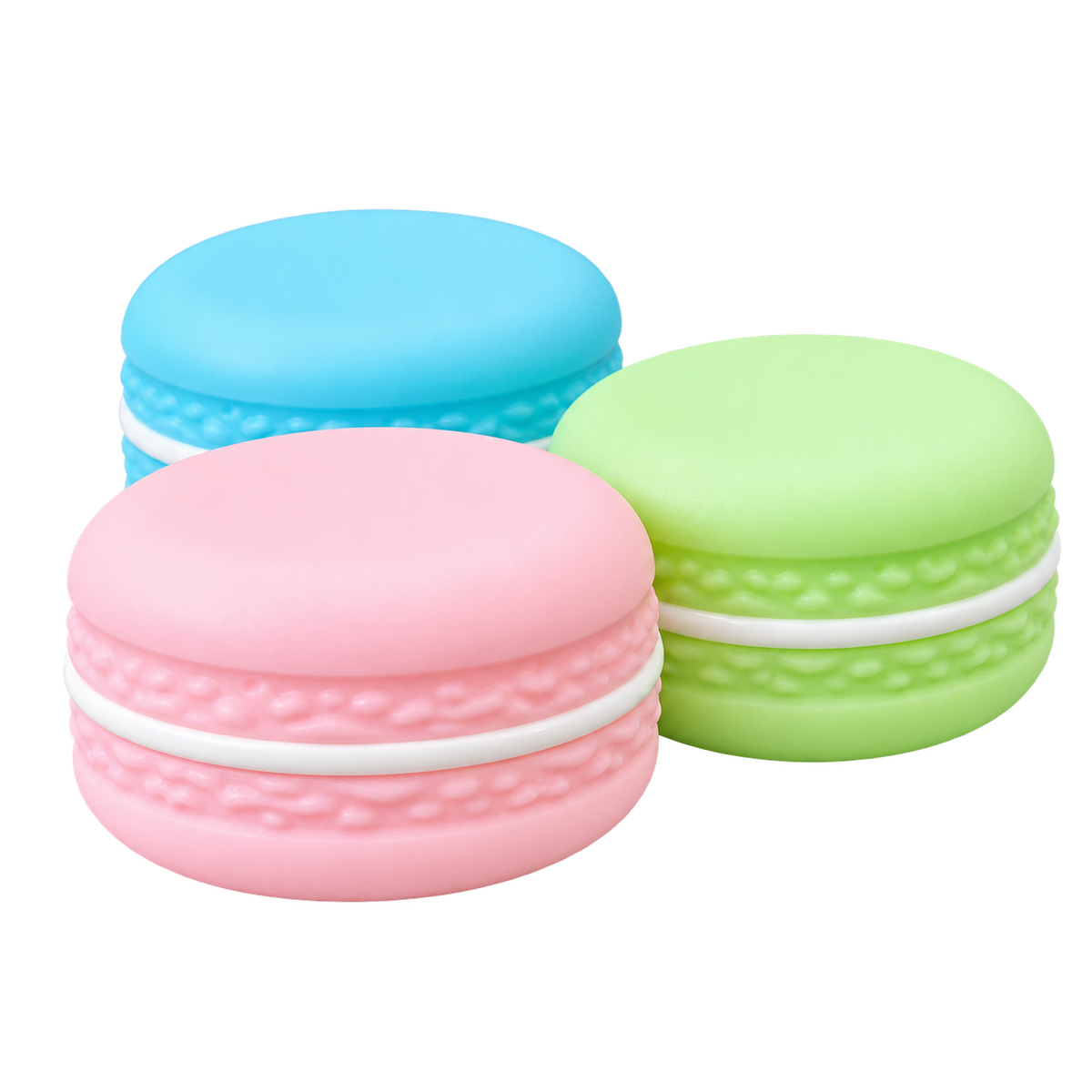 Pastel Macaroon Cosmetic Containers