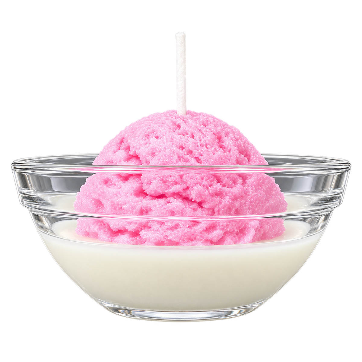 Strawberry Scoop Dessert Candle