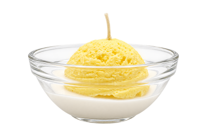 Ice Cream Scoop Dessert Candle