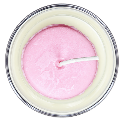 Pink Macaroon Dessert Candle