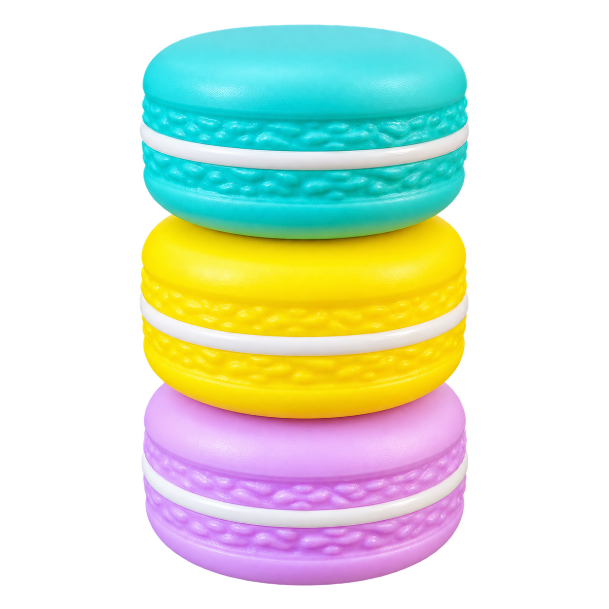 Pastel Macaroon Cosmetic Containers