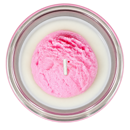 Strawberry Scoop Dessert Candle