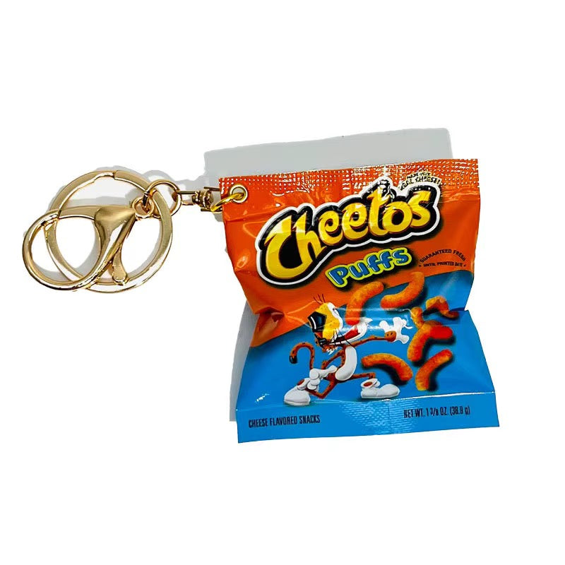 Cheetos Puffs Snack Keychain 🧡