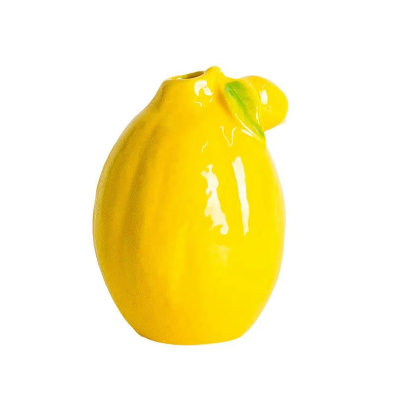 Easy Peasy Lemon Squeezy Ceramic Vase