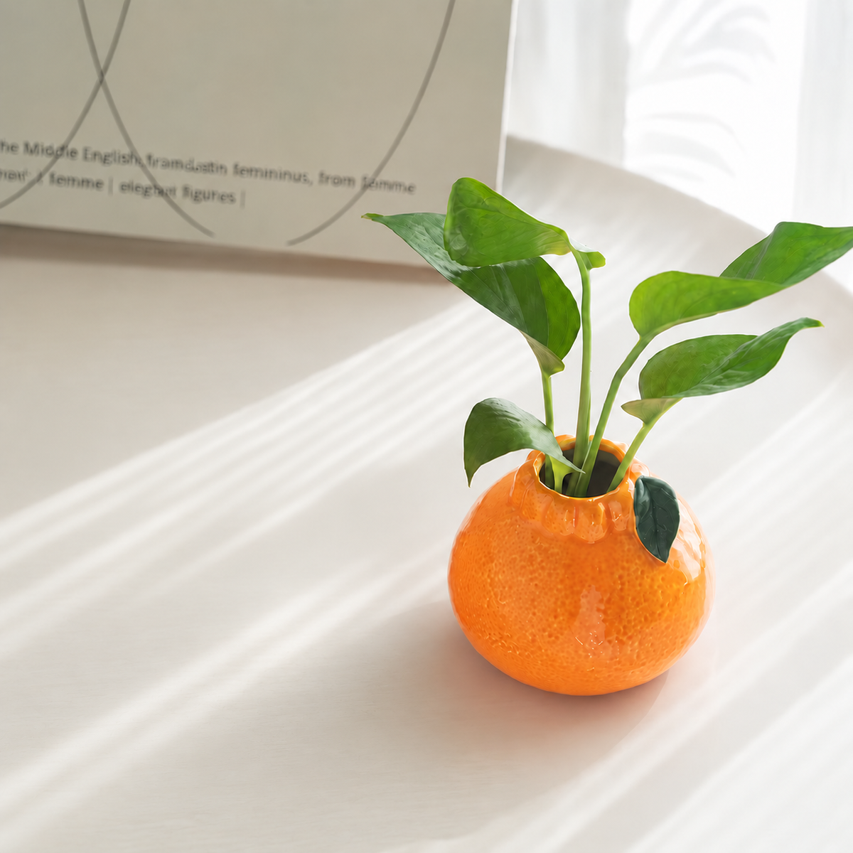 Orange You Cute Vase? 🍊
