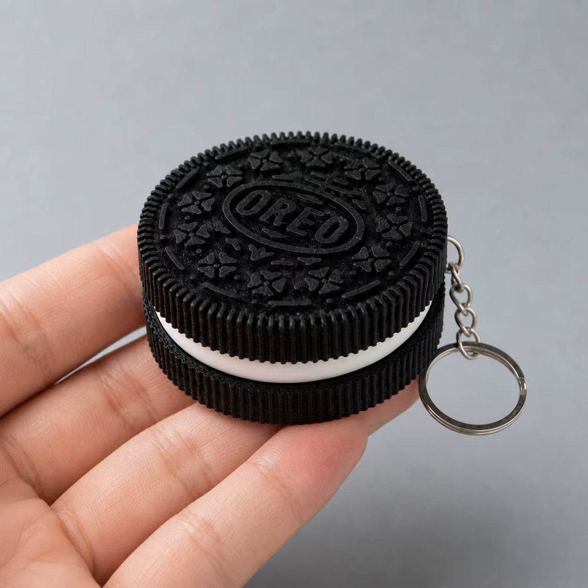 3D Oreo Cookie Keychain