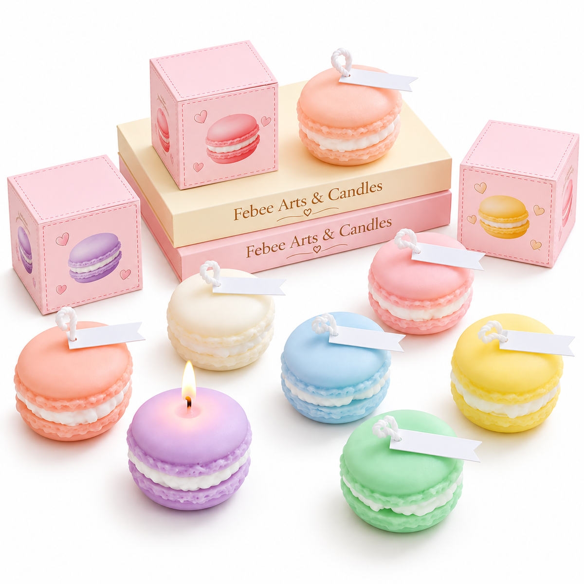 Sweet Little Macaron Candles