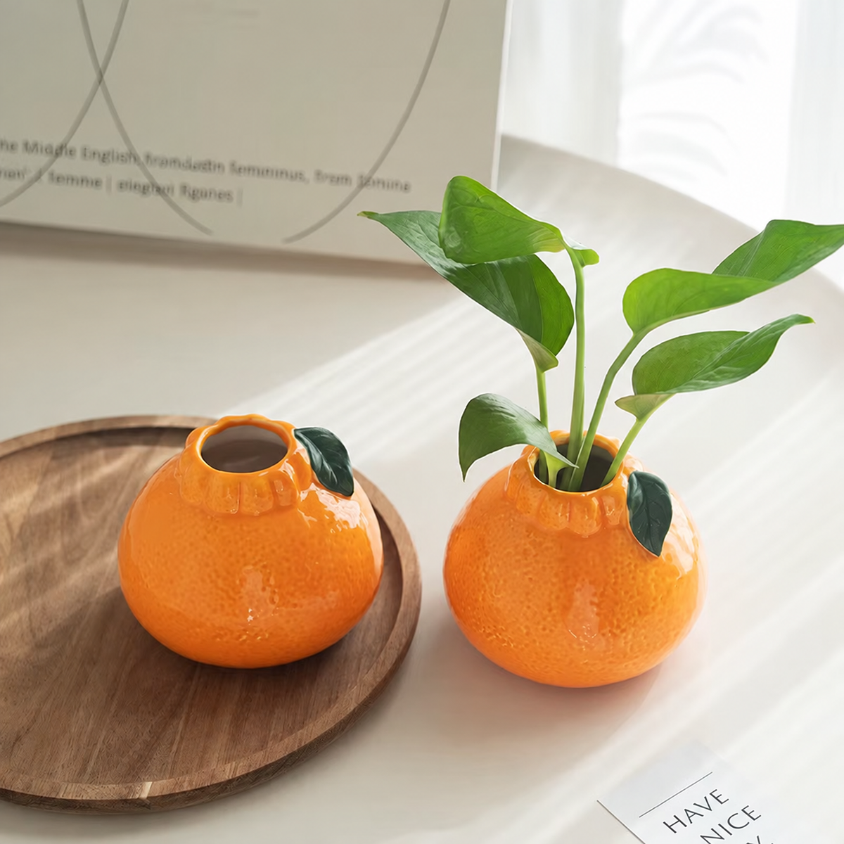 Orange You Cute Vase? 🍊