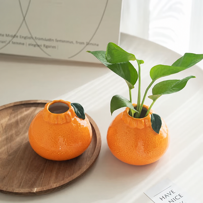 Orange You Cute Vase? 🍊