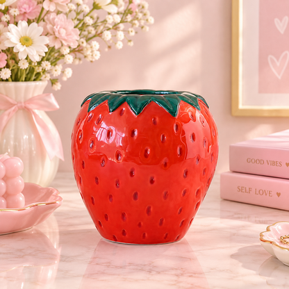 Strawberry Sweetheart Vase