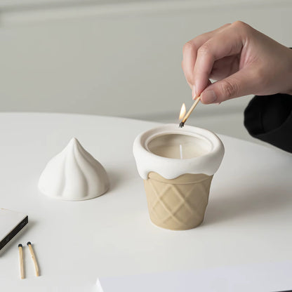 Vanilla Dream Cone Candle