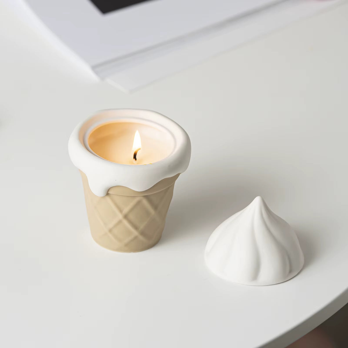 Vanilla Dream Cone Candle