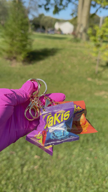 Spicy Takis Snack Keychain