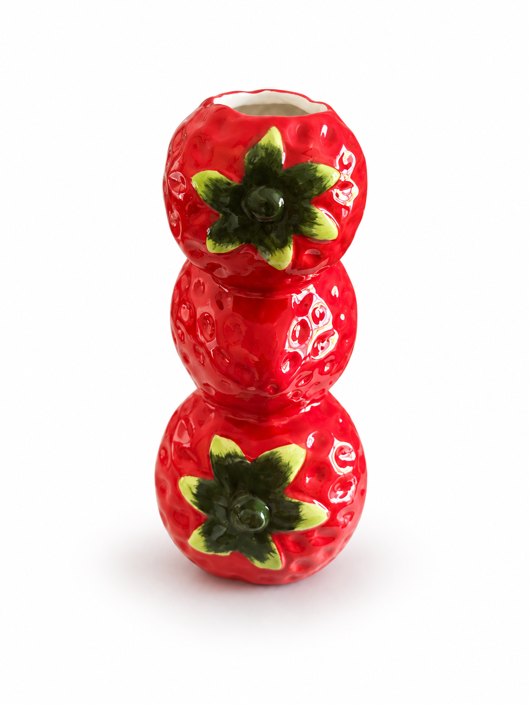 Small Strawberry Stack Vase