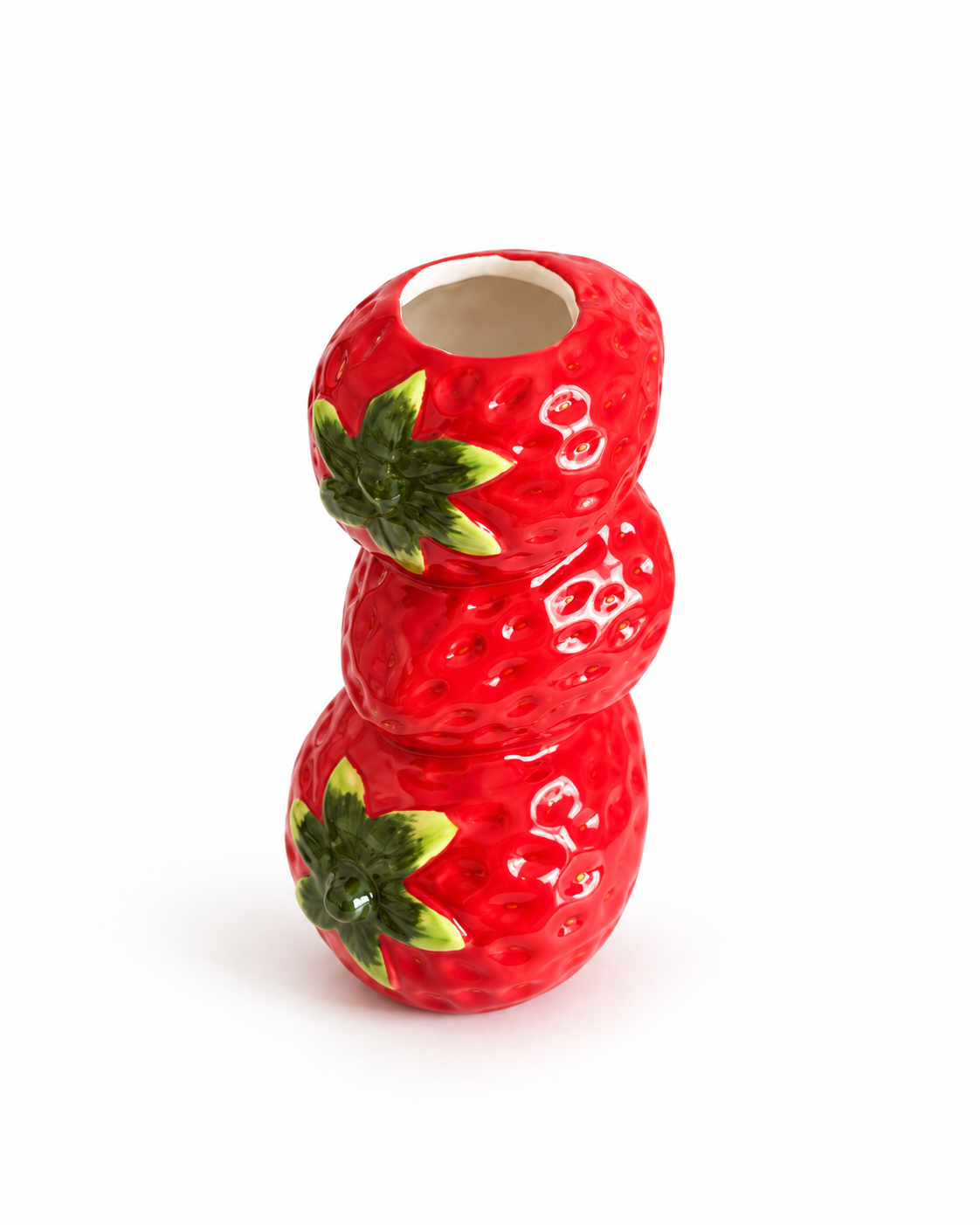 Small Strawberry Stack Vase