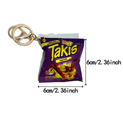 Spicy Takis Snack Keychain